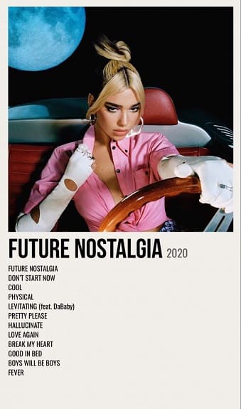 Future Nostalgia Poster of Dua Lipa
