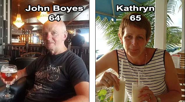 British couple John Boyes and Kathryn found dead in France